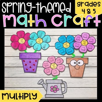 Preview of Multiplication Spring Craft