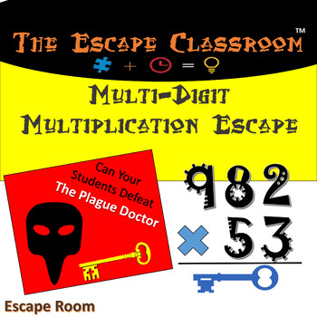 Preview of Multi-Digit Multiplication Escape Room | The Escape Classroom