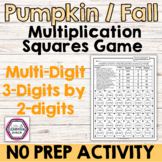 Multi-Digit Multiplication Game Halloween Pumpkin Centers 