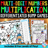 Multi-Digit Multiplication Worksheet Games 2 3 4 Digit by 