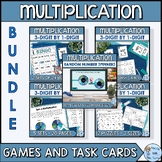 Multi-Digit Multiplication Games and Task Cards Bundle | 3