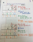Multi-Digit Multiplication Interactive Notebook Entry