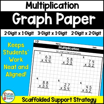 Preview of 2-Digit and 3-Digit Multiplication on Graph Paper with Standard Algorithm