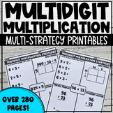 Multi Digit Multiplication Multi Strategy Packet
