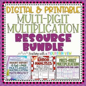 Preview of Multi-Digit Multiplication Resource Bundle