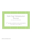 Multi-Digit Multiplication Task Cards