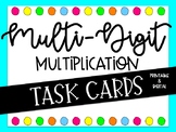 Multi-Digit Multiplication Digital Task Cards - Distance Learning