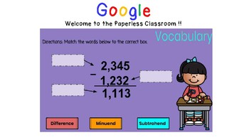 Preview of Multi-Digit Subtraction (Split-Strategy) with Google Slides