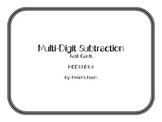 Multi Digit Subtraction Task Cards