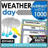 Multi-Digit Subtraction  - Weather Classroom Transformation