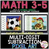 Multi Digit Subtraction with Regrouping Digital Resource P