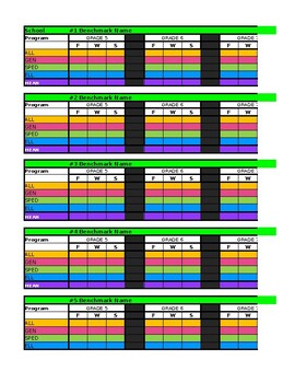 Preview of Multi-Grade Benchmark Tracking RTI Form