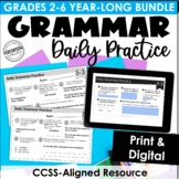 Multi-Grade Year-Long Daily Grammar Practice 2nd-6th Grade