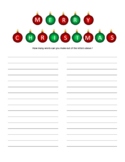 Multi-Holiday Handwriting Word Game!