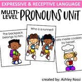 Pronouns Speech Therapy: Multi-Level Unit