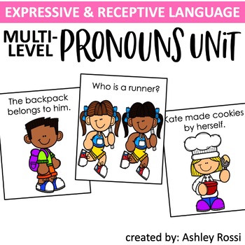 Preview of Pronouns Speech Therapy - Word Structure: Subject, Object, Possessive, Reflexive
