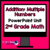 Multi-Number Addition Math Unit 2nd Grade Distance Learning
