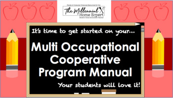Preview of Multi Occupation Cooperative Program (Family & Consumer Sciences) EDITABLE