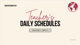 Multi-Pack Daily Schedules