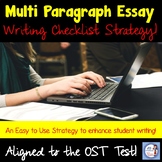 Multi Paragraph Essay Writing Checklist (aligned to the OST)