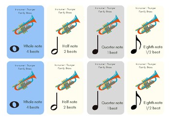 Preview of Multi-Purpose Music Flashcard Set(Free Sample)