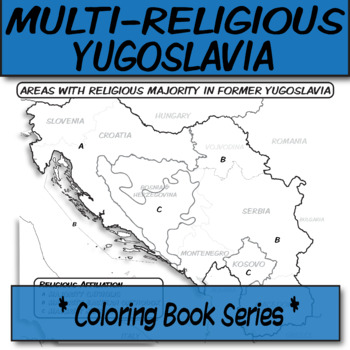 Preview of Multi-Religious Former Yugoslavia  **Coloring Book Series**