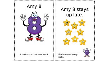 Preview of Multi-Sensory Number Identification Book: 8
