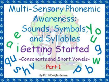 Preview of Multi-Sensory Phonemic Awareness - Getting Started & W/CCSS