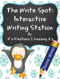 Multi-Sensory Winter Writing Station: The Write Spot (Grad