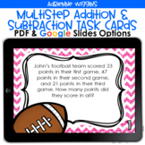 Multi-Step Addition and Subtraction Task Cards (Google Cla