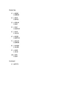 multi step consumer math worksheet 1 by daniel anderson middle school math