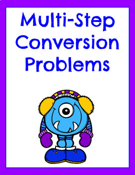 Preview of Multi-Step Conversion Word Problems