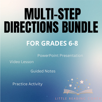 Preview of Multi-Step Directions Bundle