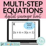 Multi-Step Equation Digital Scavenger Hunt