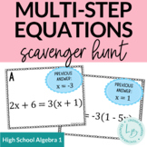 Multi-Step Equation Scavenger Hunt