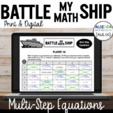 Solving Multi-Step Equations Partner Activity - Battle Gam