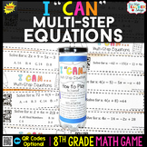8th Grade Math Game | Multi Step Equations