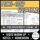 Multi-Step Equations Lesson