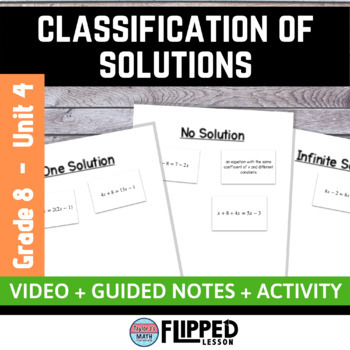 Preview of Classification of Solutions of Equations in One Variable Lesson