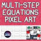 Multi-Step Equations Pixel Art