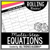 Multi-Step Equations | Rolling Review Dice Activity