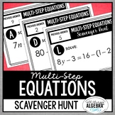 Multi-Step Equations | Scavenger Hunt