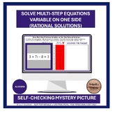 Multi-Step Equations Variables--One Side (Rational Solutio