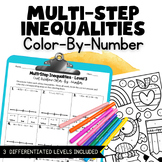 Multi Step Inequalities Differentiated Color-By-Number Act
