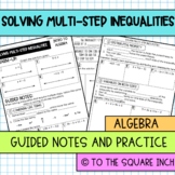 Multi-Step Inequalities Notes