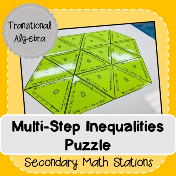 Preview of Multi-Step Inequalities Puzzle