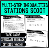 Multi-Step Inequalities Station Scoot