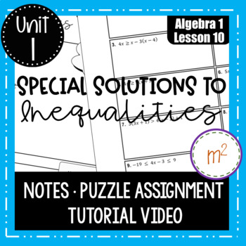 Preview of Special Solutions to Inequalities