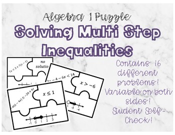 Preview of Multi-Step Inequality Puzzle