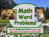 Multi-Step Math Word Problems - National Park Theme